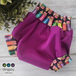 Couvre-couche DADO - Taille SMALL (BANDES À MOTIF)