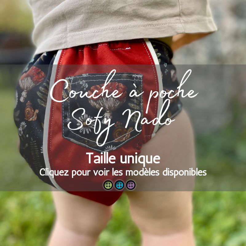 Couche à poche SofyNado - Taille unique - Fiche réservée