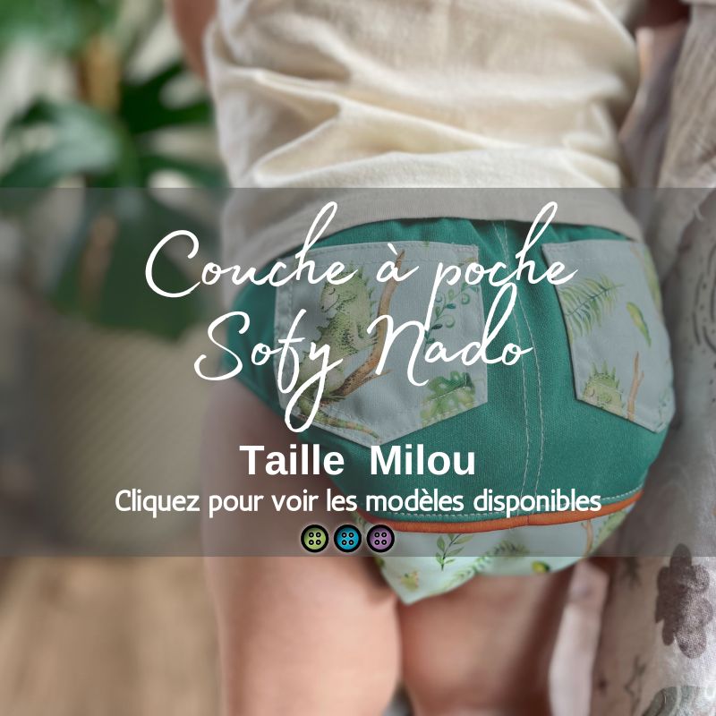 Couche à poche SofyNado  - Milou - Fiche réservée