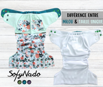 Couche à poche SofyNado - Milou - Couche artisanale