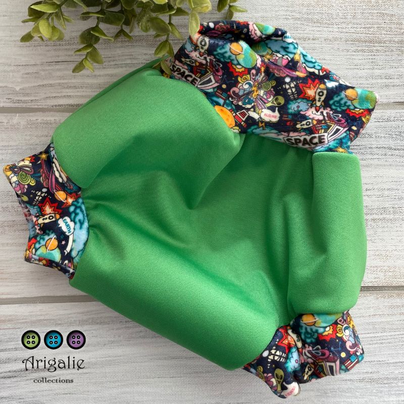 Couvre-couche DADO - Taille SMALL (BANDES À MOTIF)