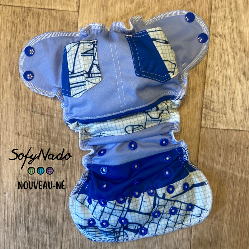 Couche à poche SofyNado - Nouveau-né - Couche artisanale