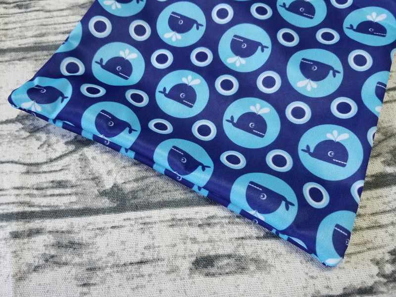 Sac imperméable 8poX11po (wetbag) - BALEINES
