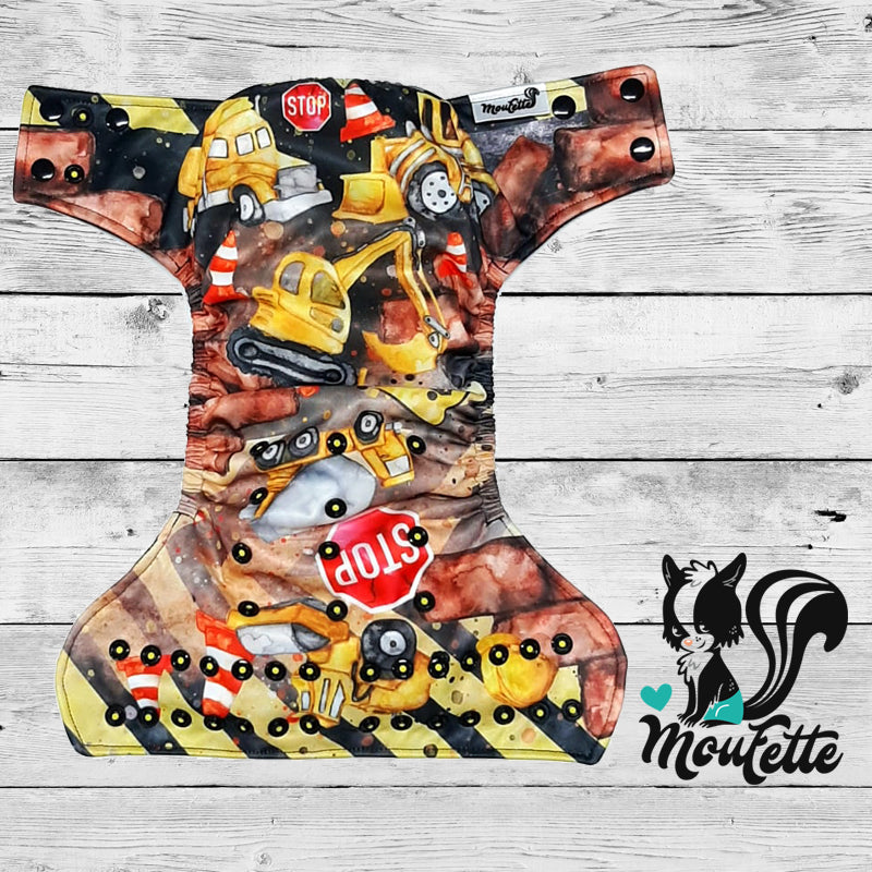 Confections Moufette - Couche à poche - Nouveau-né 4-13 lbs / CONSTRUCTION