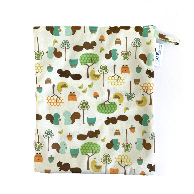 Sac imperméable 8poX11po (wetbag) - ÉCUREUILS