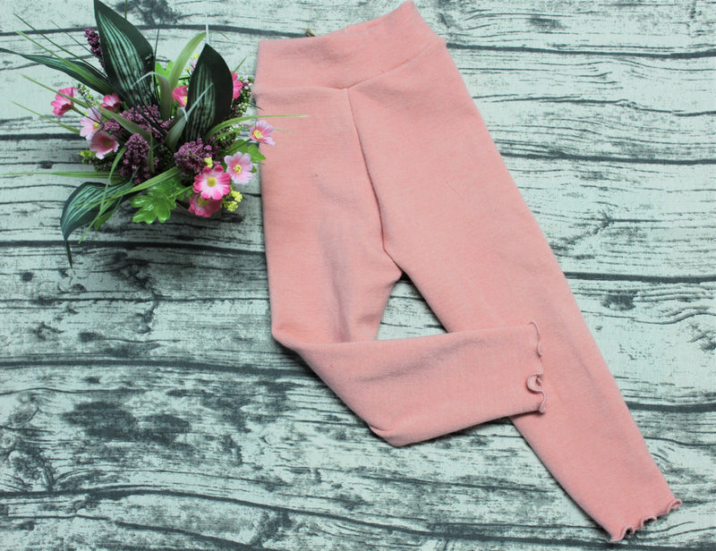 Leggings en laine / Taille Moyen/Medium - INSEAM LONG / Couleur CORAL