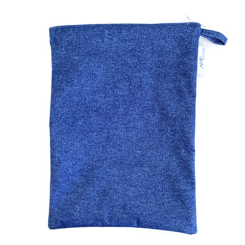 Sac imperméable 8poX11po (wetbag) - JEANS BLEU