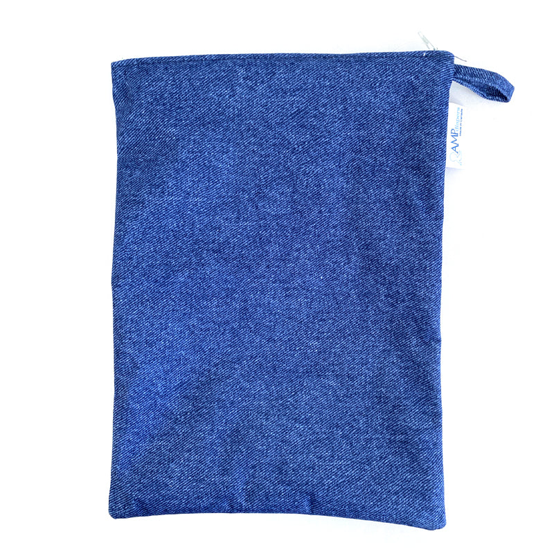Sac imperméable 8poX11po (wetbag) - JEANS BLEU