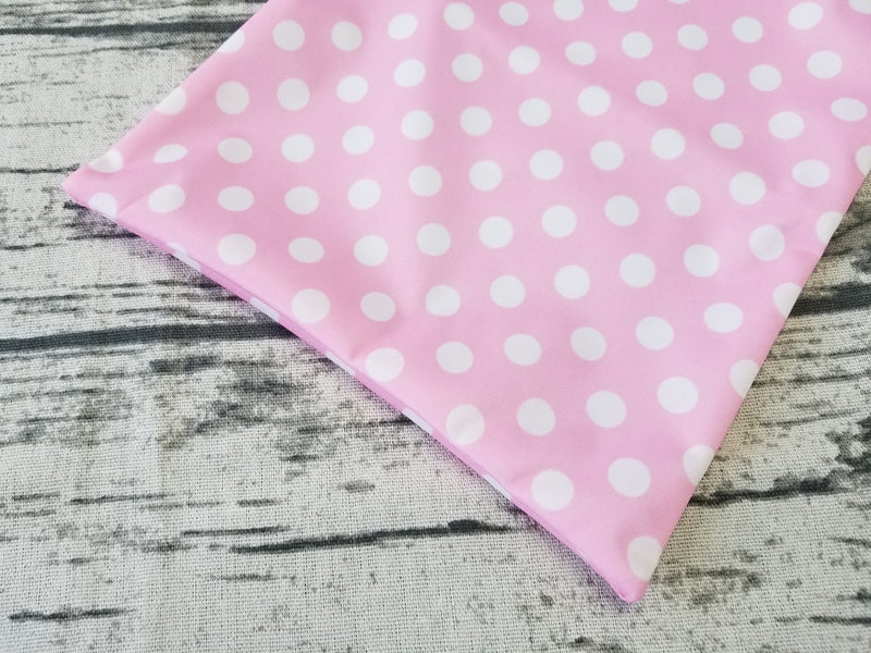 Sac imperméable 8poX11po (wetbag) - POIS ROSE