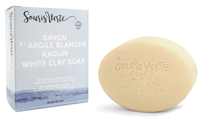 Savon à l'argile blanche