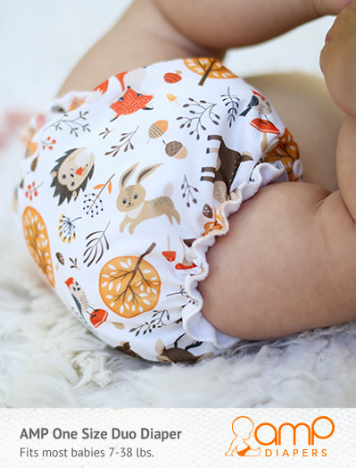 AMP - Couche à poche - Petit/NN 6-18 lbs / Mélodie