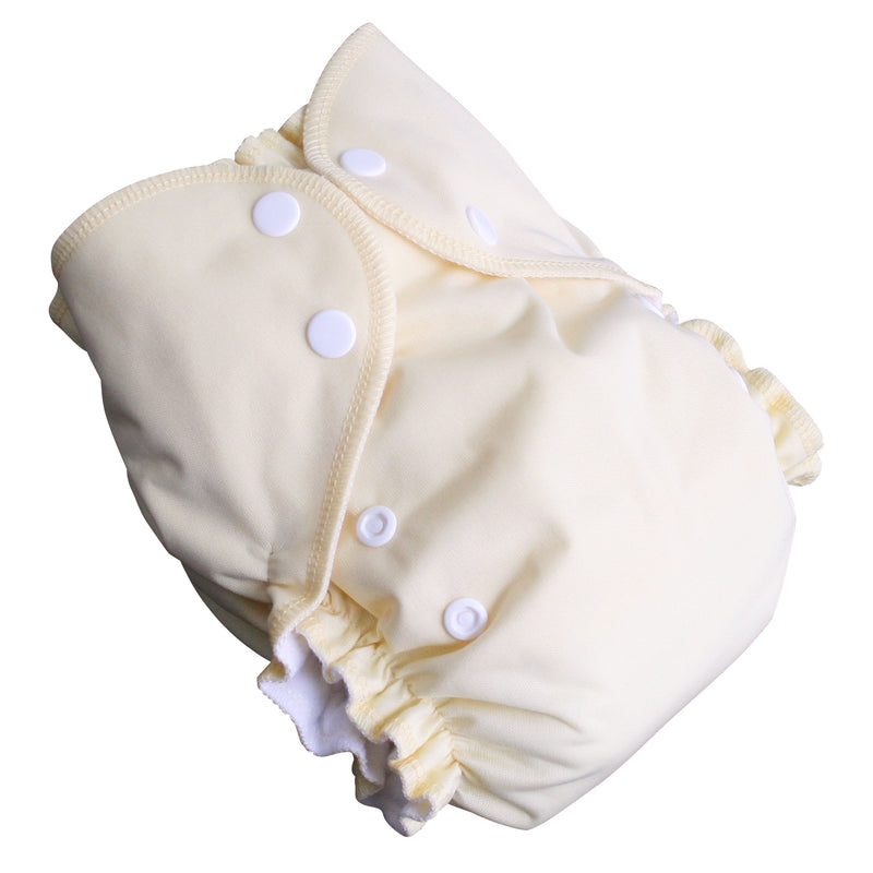 AMP - Couche à poche - Taille unique 6-38 lbs /Crème banane