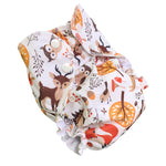 AMP - Couche à poche - Taille unique 6-38 lbs / Bébés animaux de la forêt